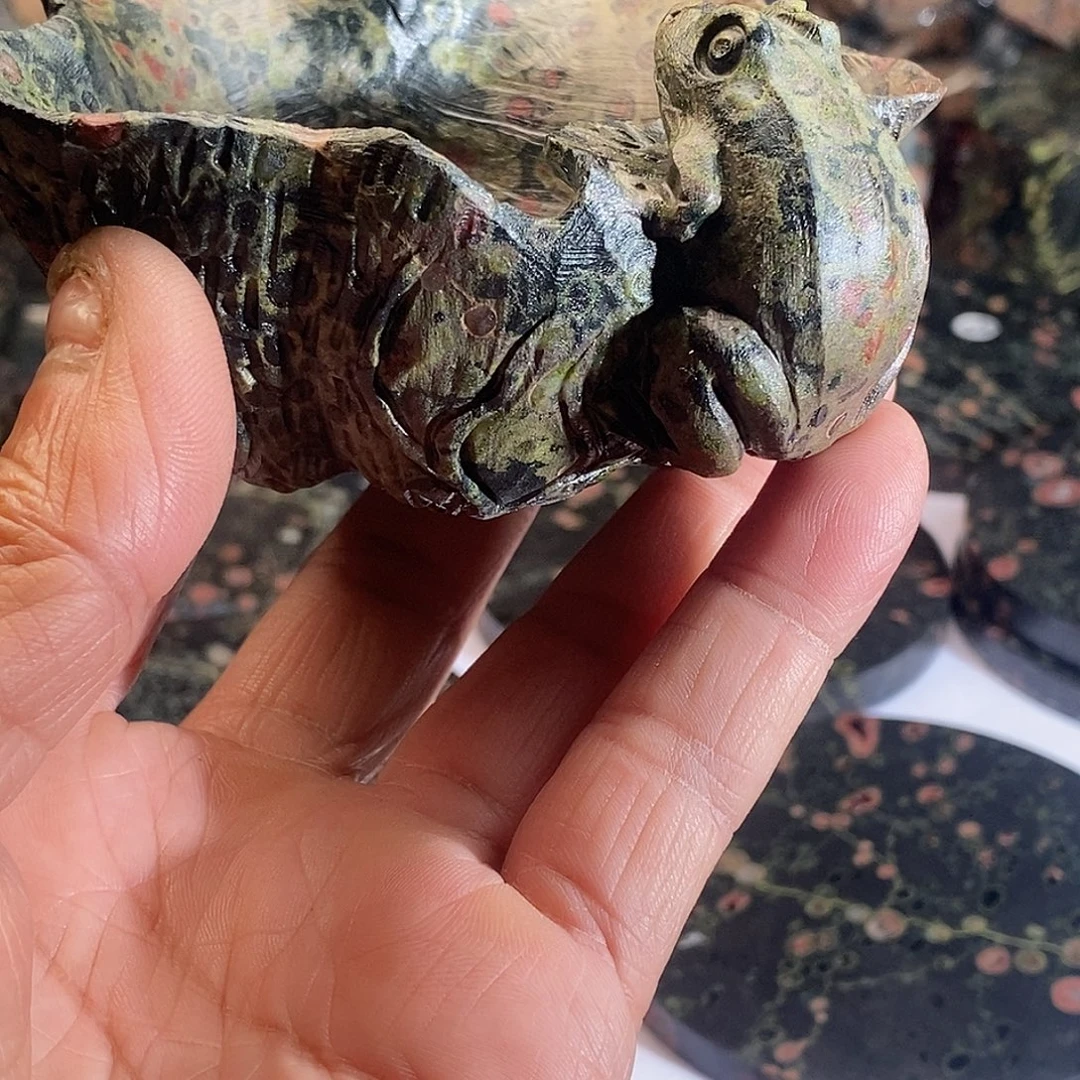 伊***V奢上奢梅花玉茶壶茶杯摆件
