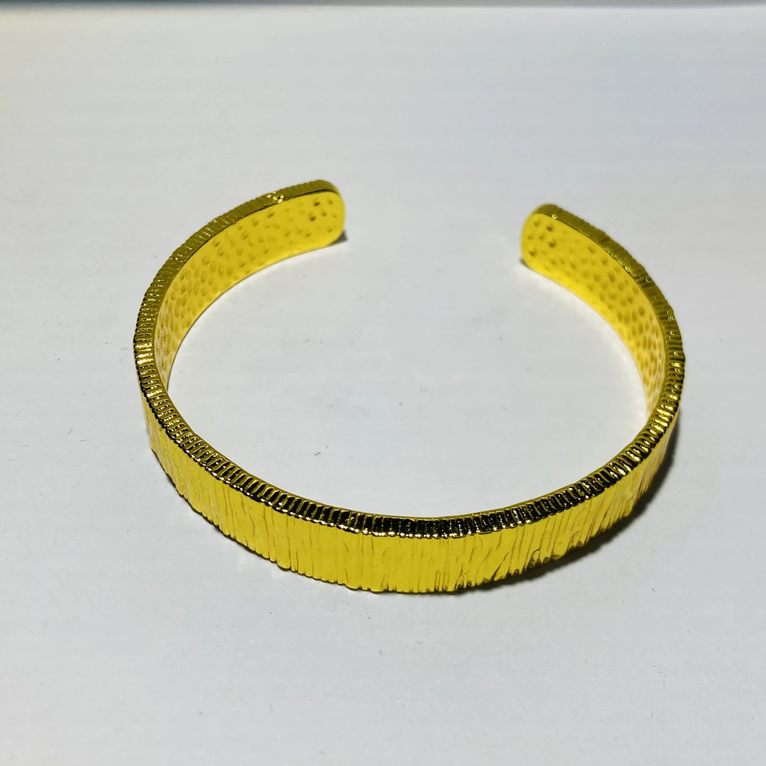 K9金色树纹爆款开口手镯