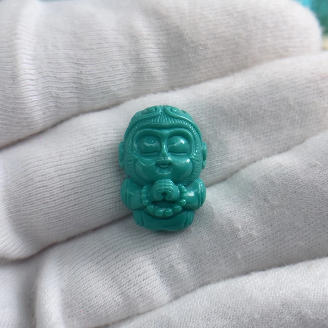 绿松石颈饰未镶嵌卡13.2-18.8-9.4