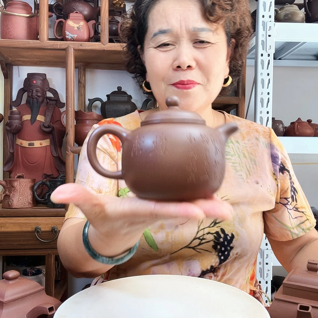 岭***垄茶壶紫砂紫砂壶泡茶喝