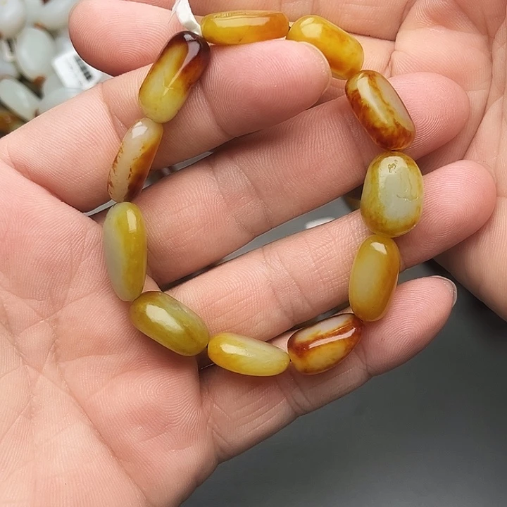 和田玉未镶嵌手链