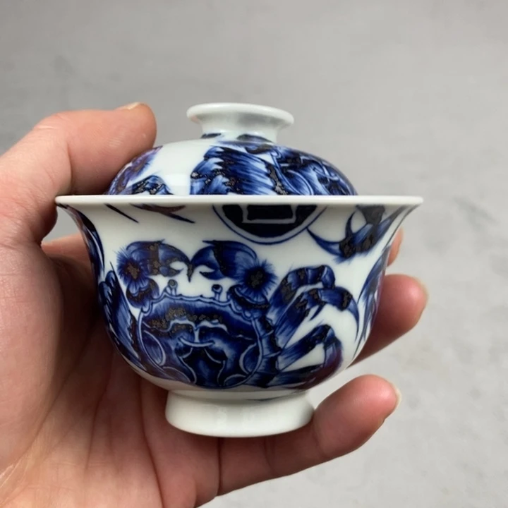 三***分瓷片手工手绘手工制作