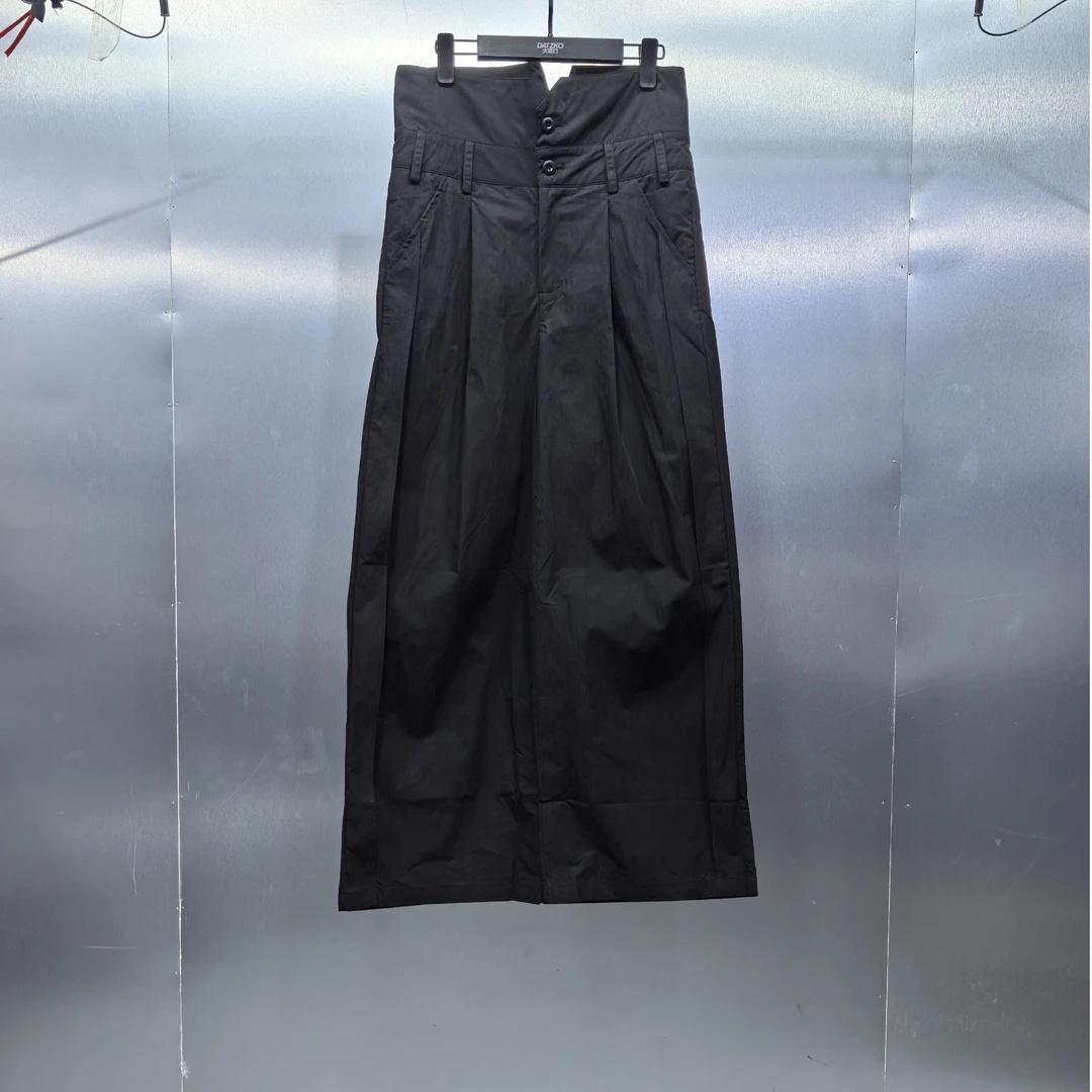 Q02-52424-SRP高腰设计时尚直筒百搭休闲裤