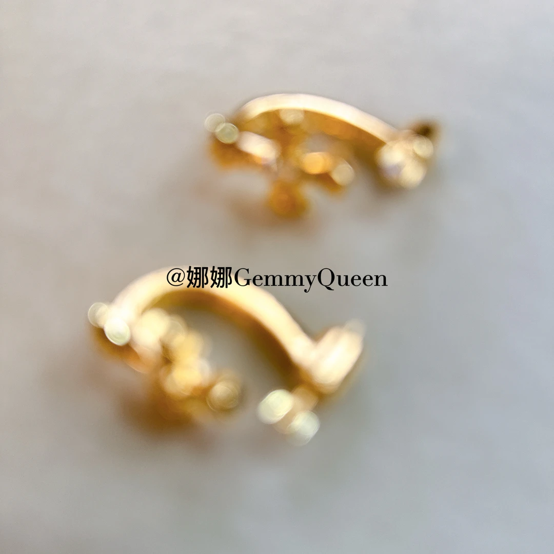 铜合金合成锆石耳饰 娜娜GemmyQueen耳环GQ08615