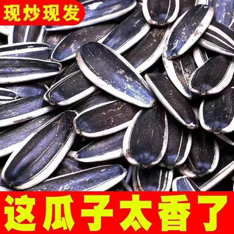 原味熟瓜子买一斤送一斤葵花籽颗粒饱满薄壳休闲零食新货