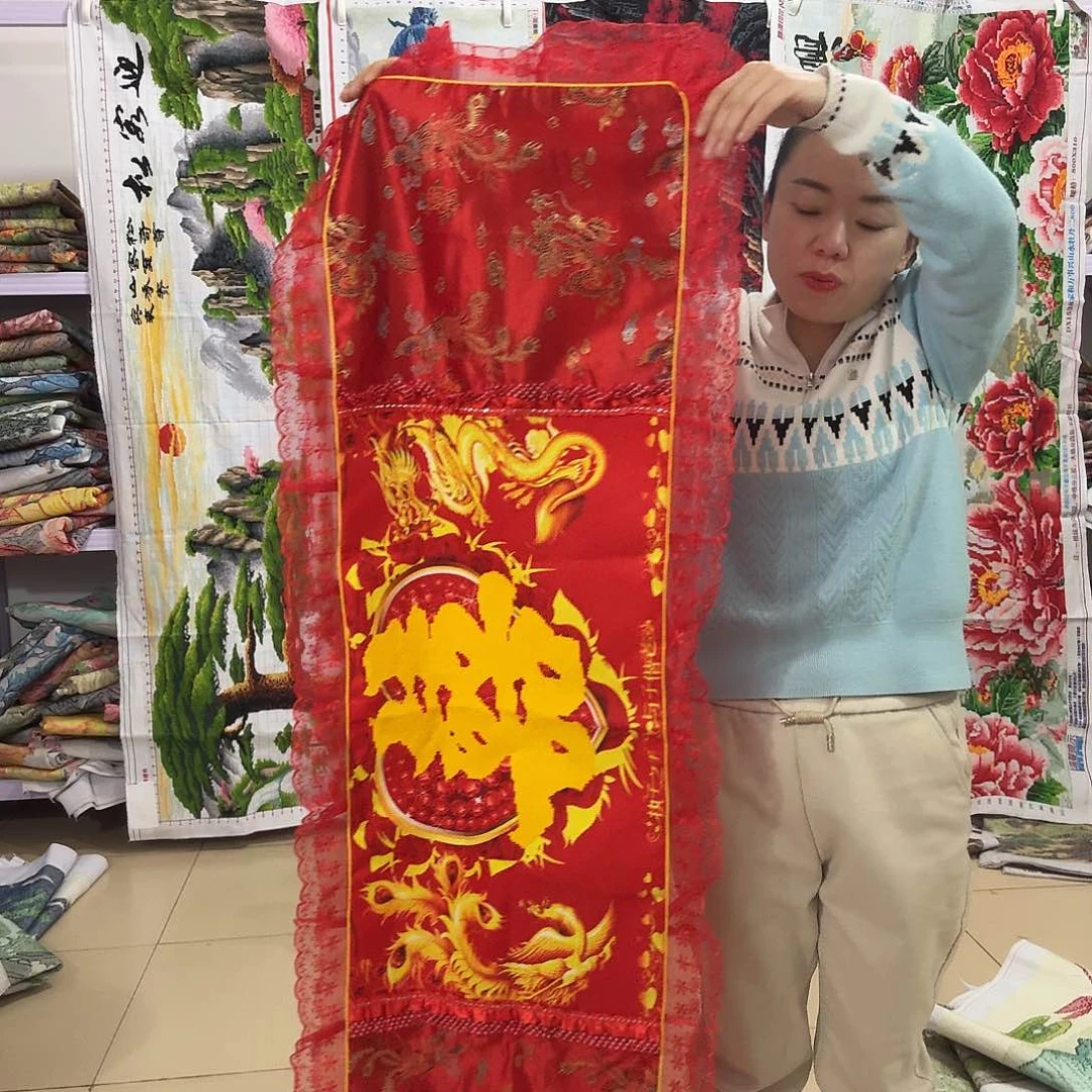 棉十字绣成品出售