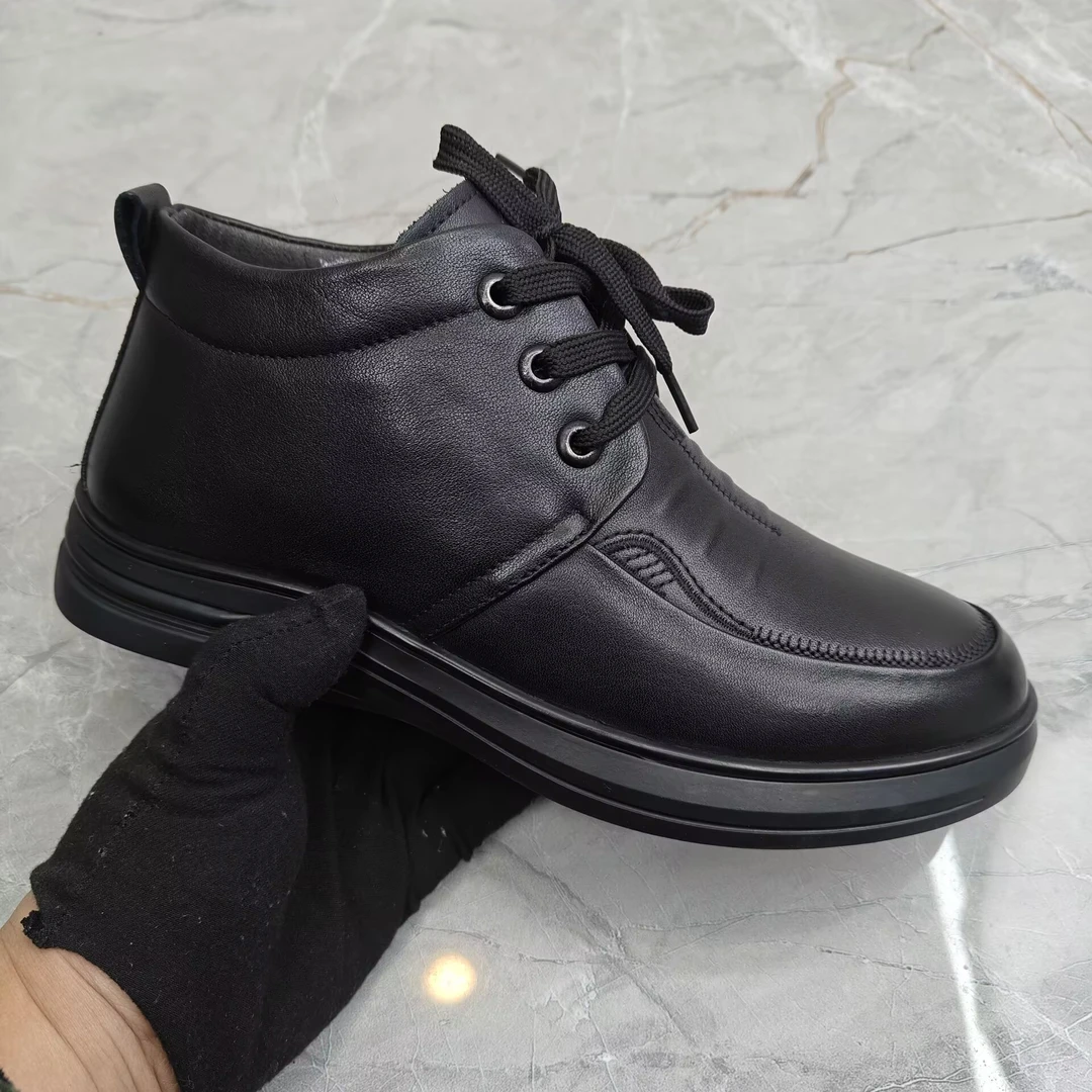 靴子男 6867牛皮 羊毛