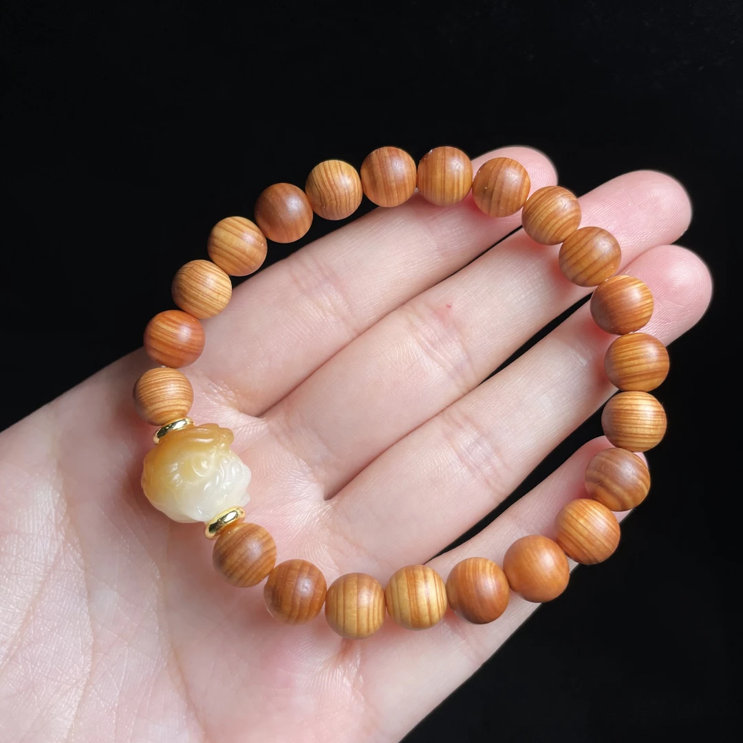 【玉总专属】崖柏圆珠手串#B040178