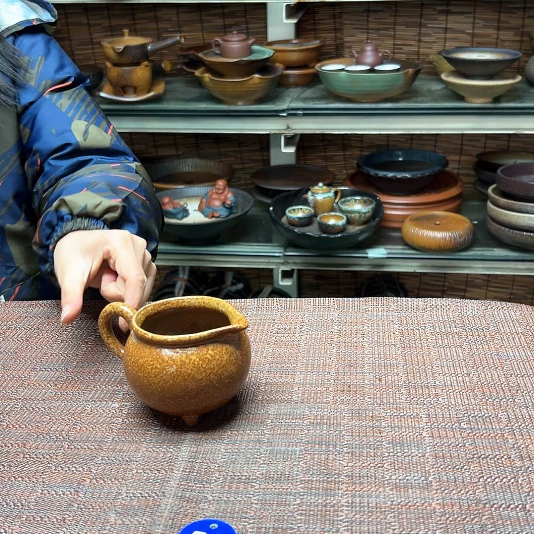 紫砂紫砂粗陶茶具来捡漏51