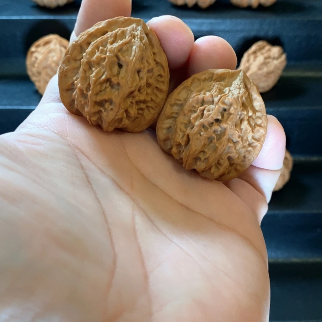 小***.桃核把件野生原树老款公子帽37