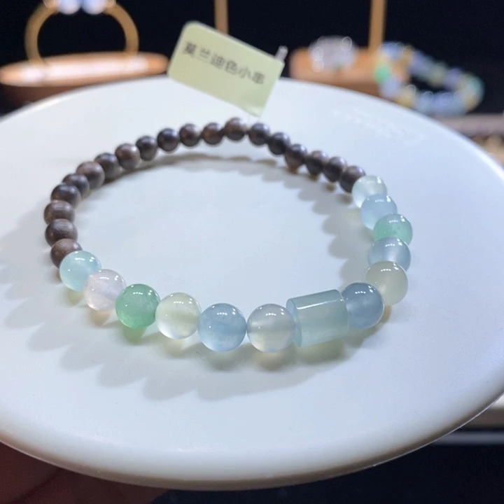 翡翠未镶嵌吊坠(不含链)翡翠莫兰迪手串卡6