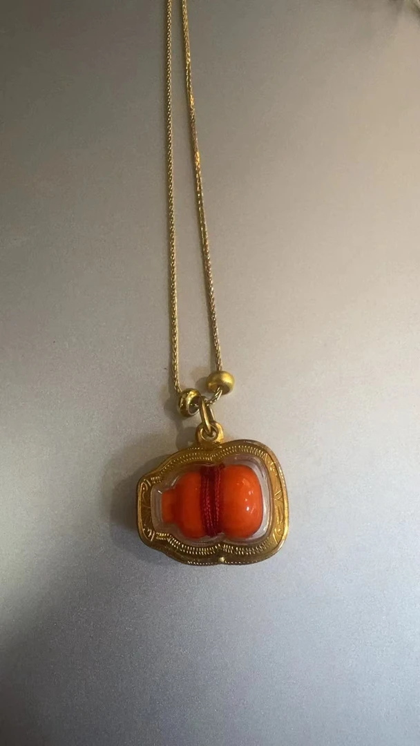 非金属亚克力吊坠 【欣易珠宝】“通行证八宝葫芦”吊坠（大款）