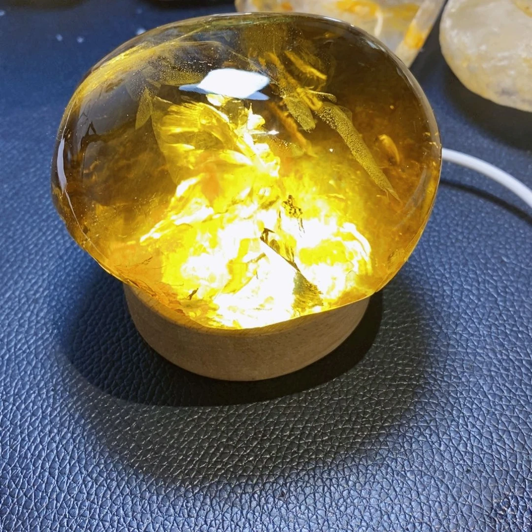 水晶天然彩虹礁花水晶摆件未镶嵌?****?