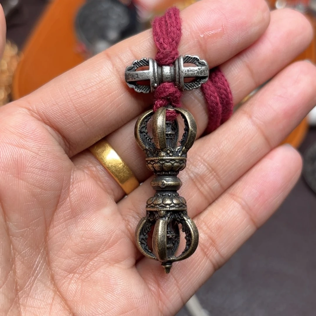 铜星月菩提项链吊坠