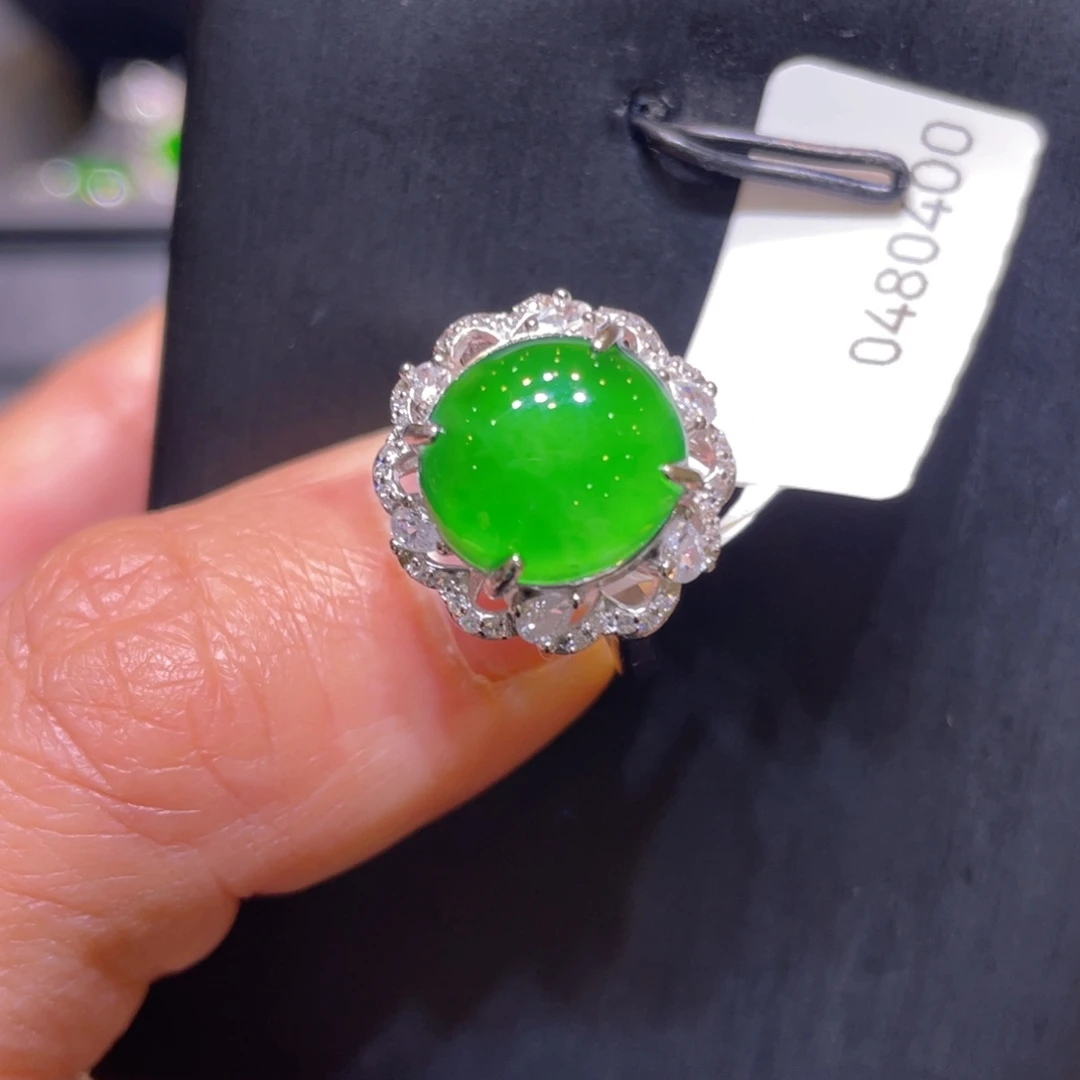 翡翠银S925镶嵌颈饰