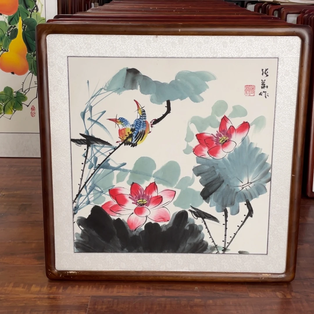 国画带框尺寸63*63厘米
