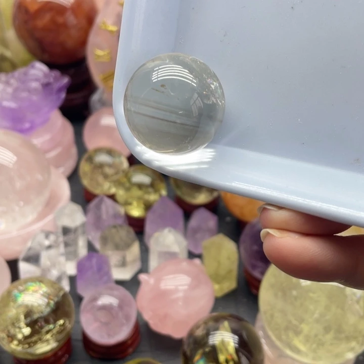 水晶未镶嵌珠宝半成品14号23mm