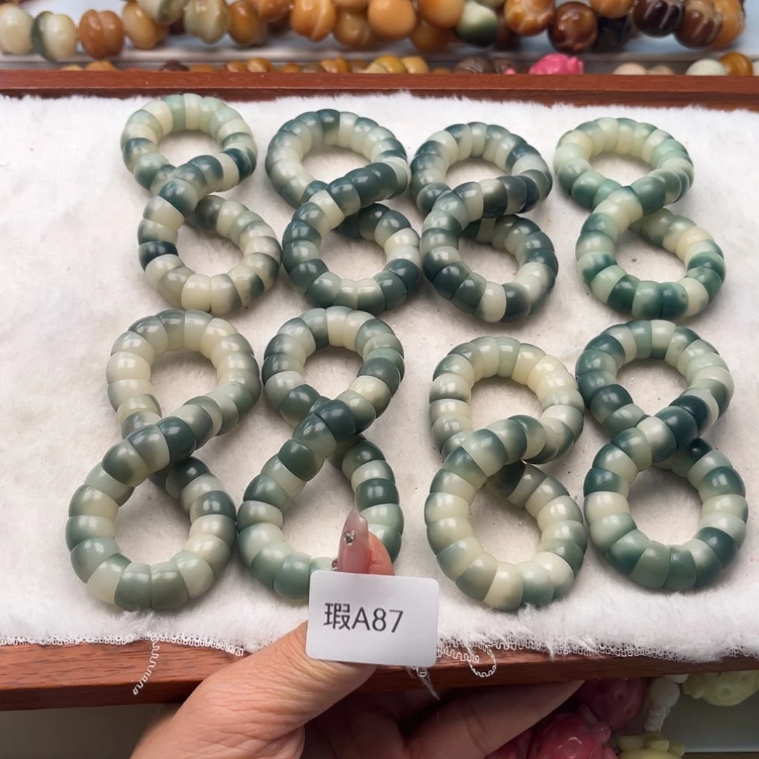 菩提根/象牙果手串11mm猪大肠一串瑕A87