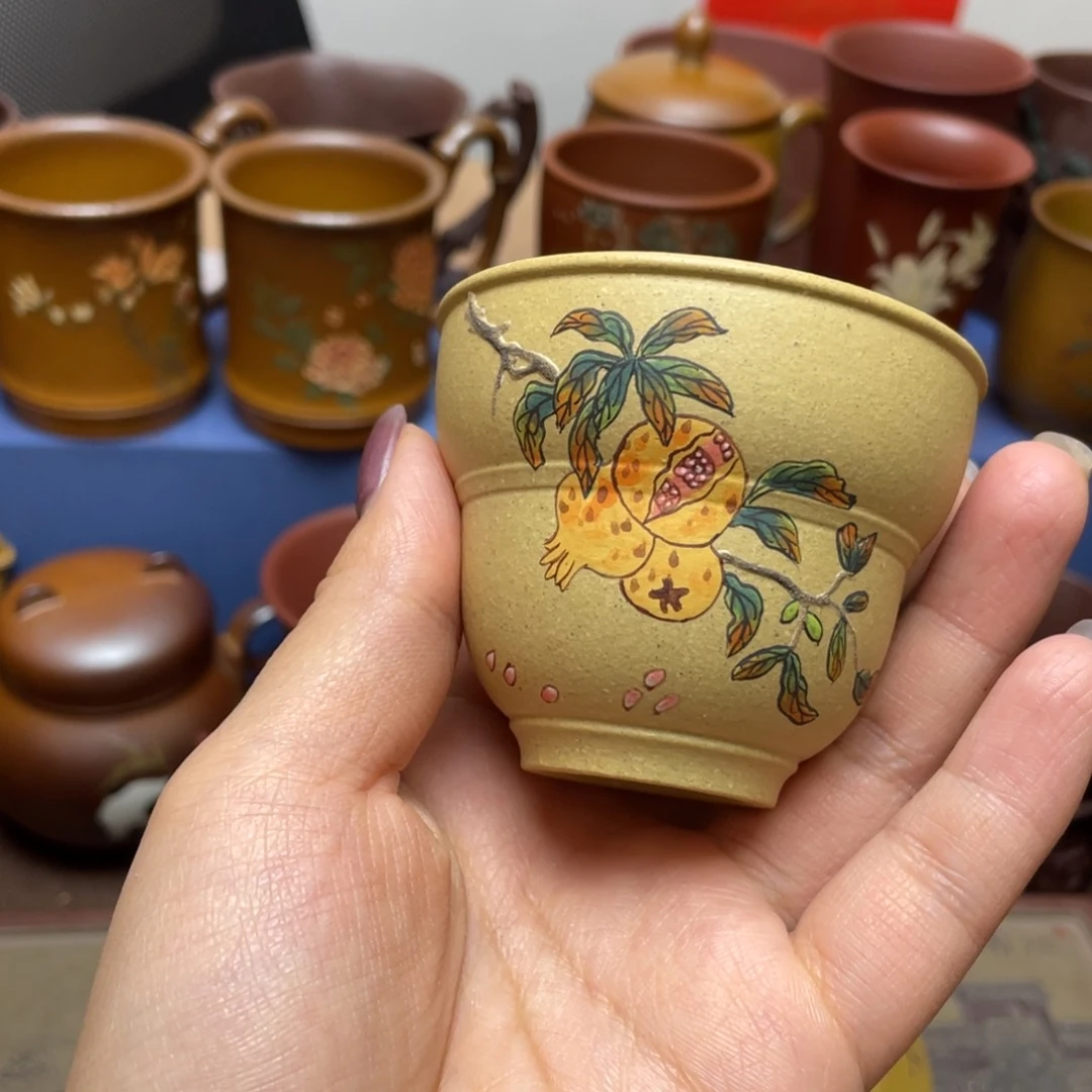 紫砂茶杯紫砂主人杯