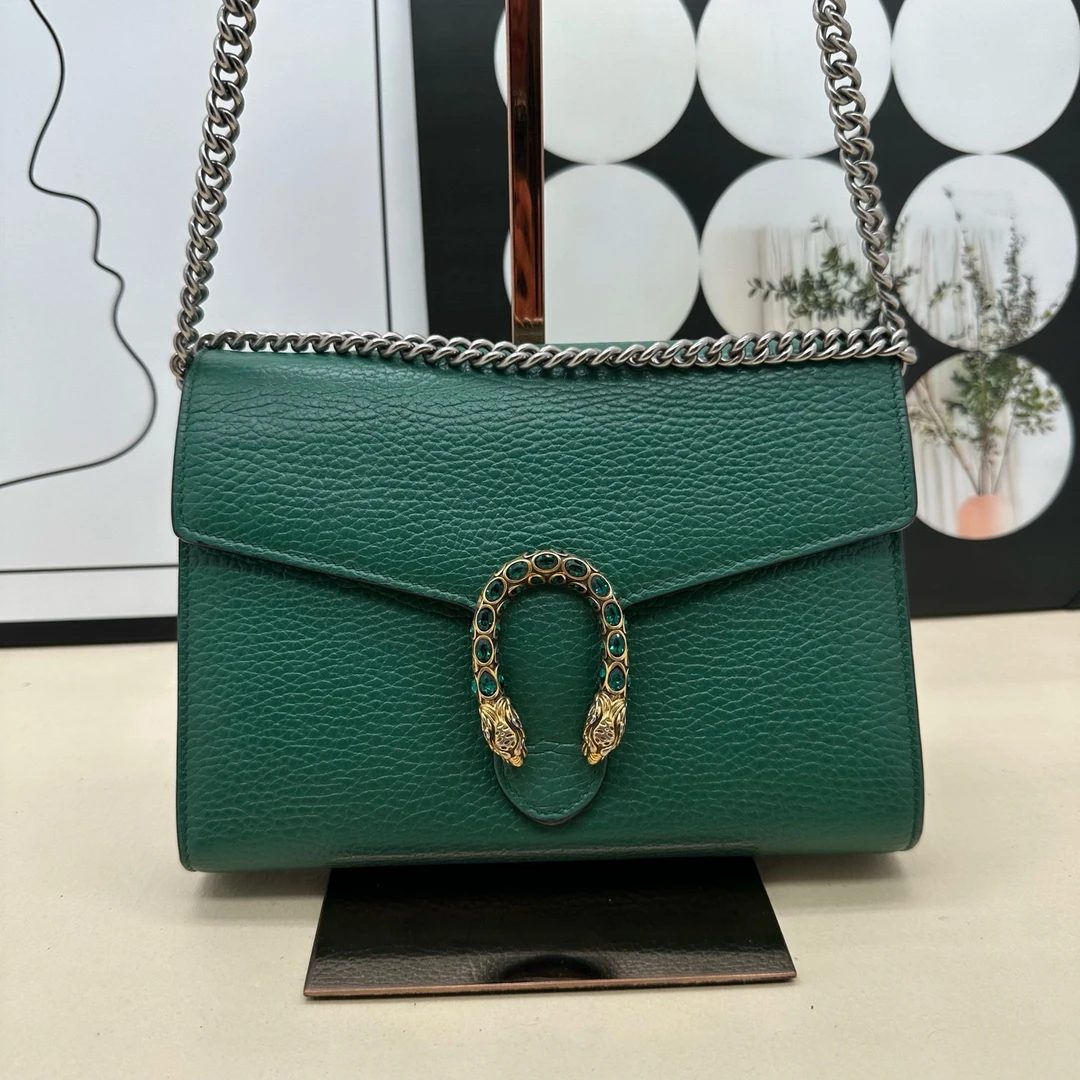 95新 GUCCI/古驰 二店绿色酒神woc 成色98新-W140033