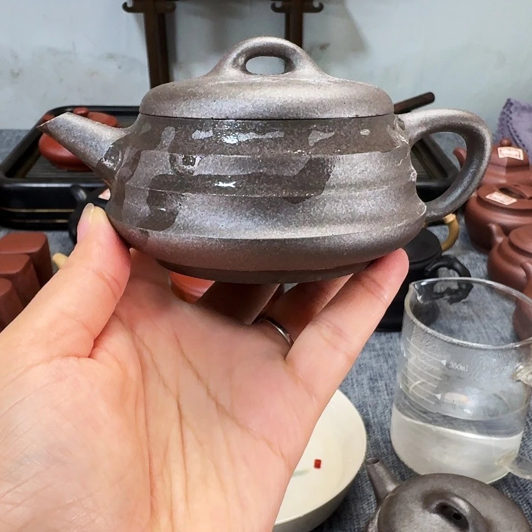 茶壶紫砂全手工紫砂壶步步高升