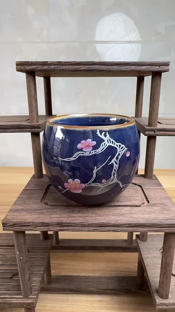 可爱神器家用创意陶瓷便携长柄日式【f003】