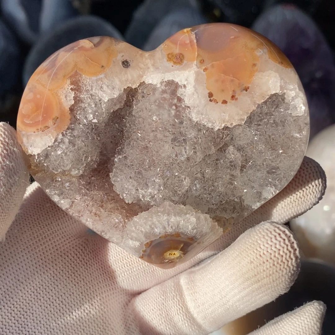 水晶特价爱心未镶嵌