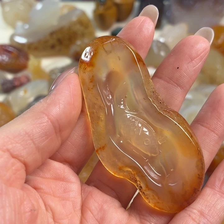 玛瑙/玉髓吊坠(不含链)未镶嵌