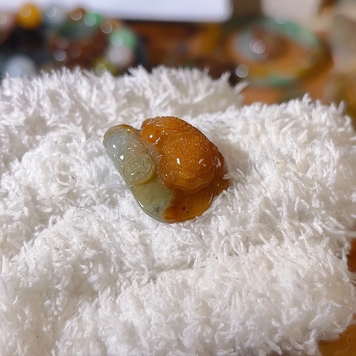 翡翠未镶嵌颈饰300元，貔貅