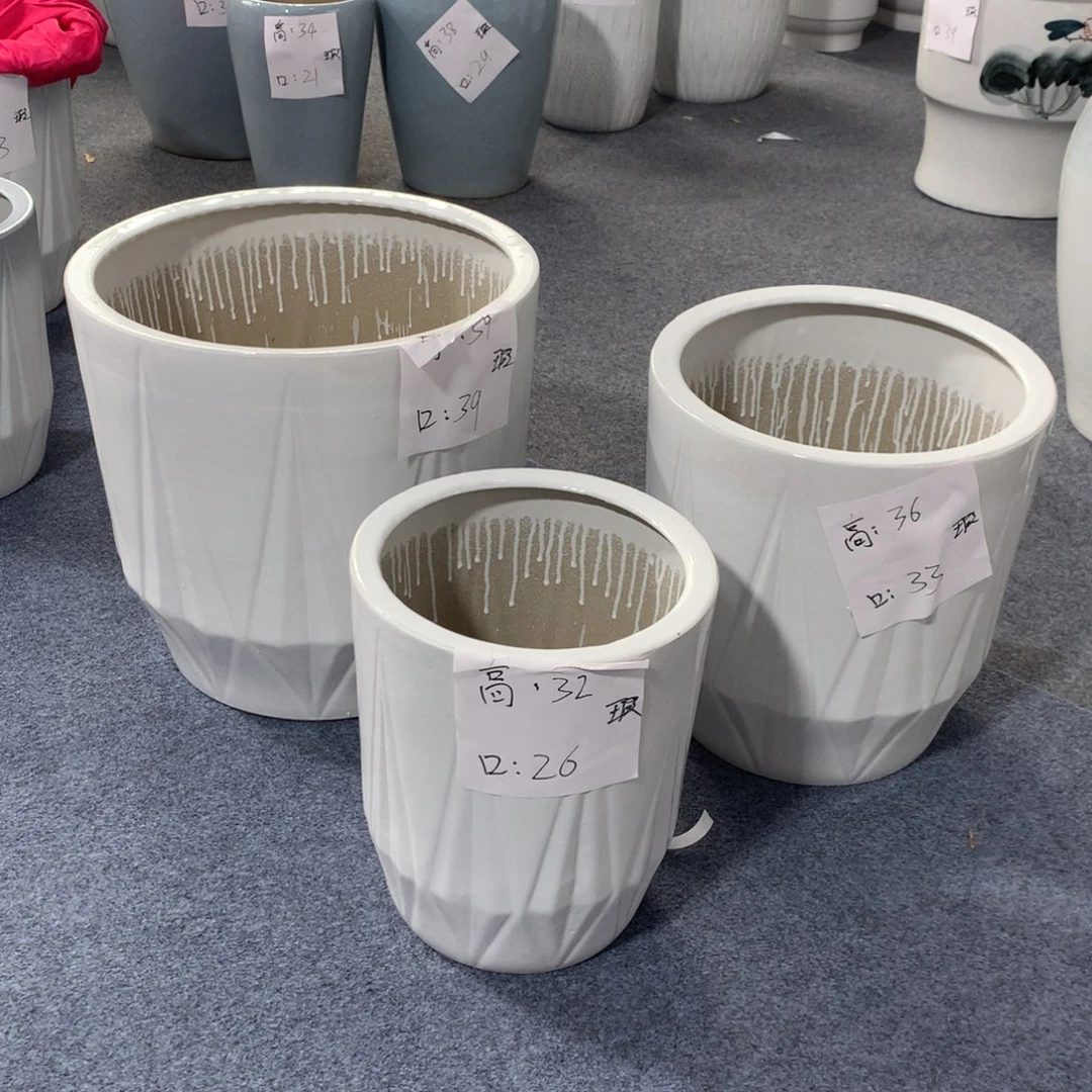 高温陶瓷花盆微瑕