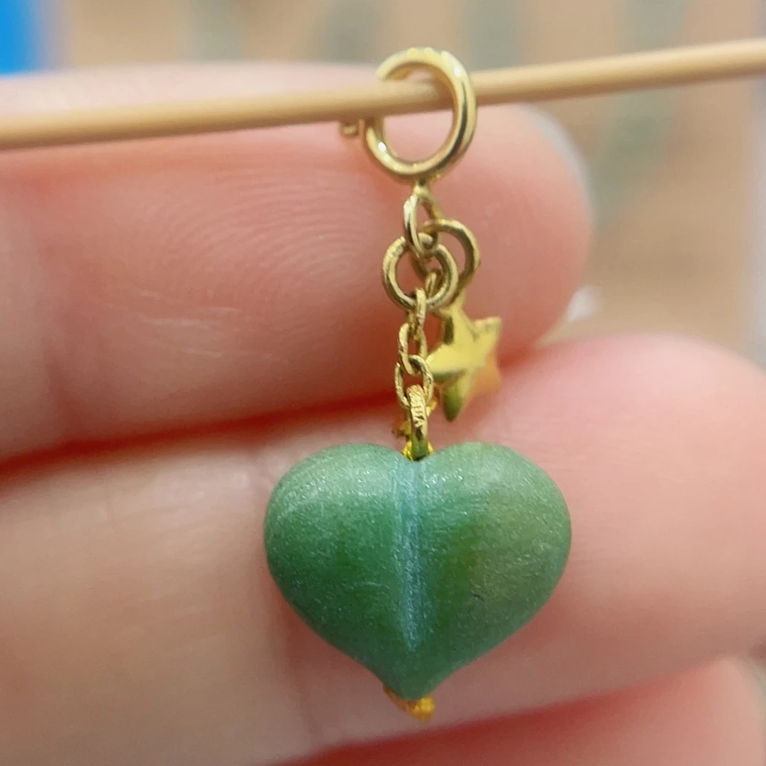 绿松石18K金镶嵌珠宝奇石