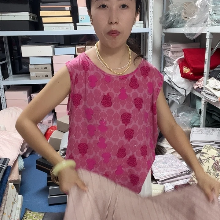 棉棉粉色加大提加绣