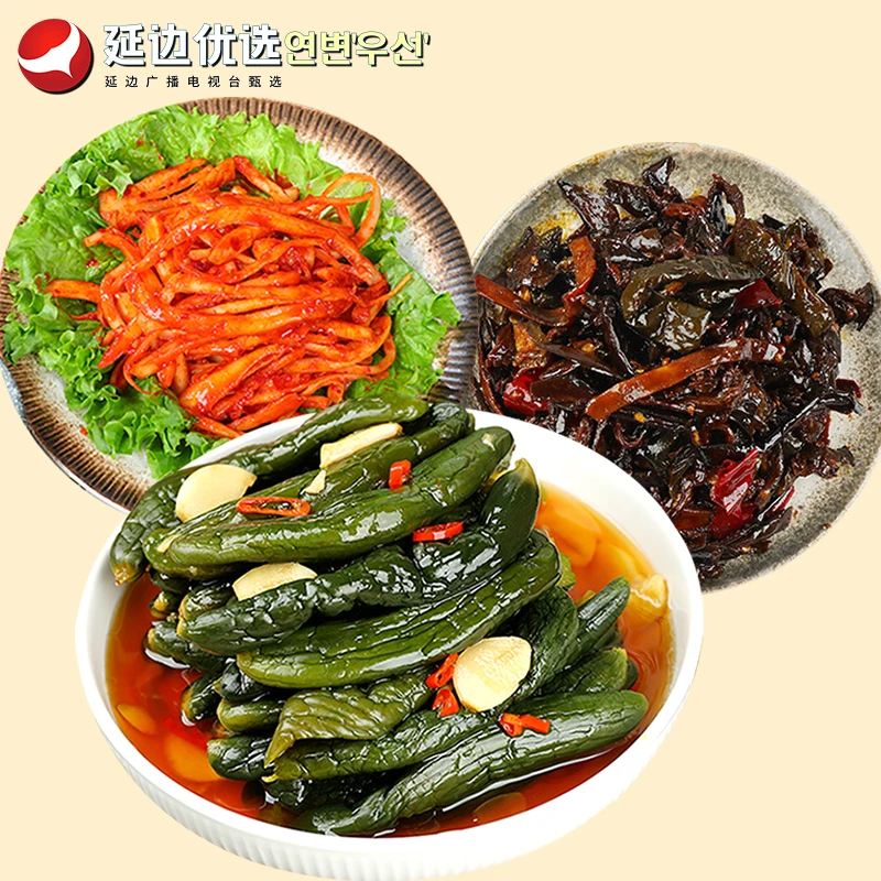 【延边广播电视台专属】延边泡菜拌桔梗小黄瓜酱茄子辣椒