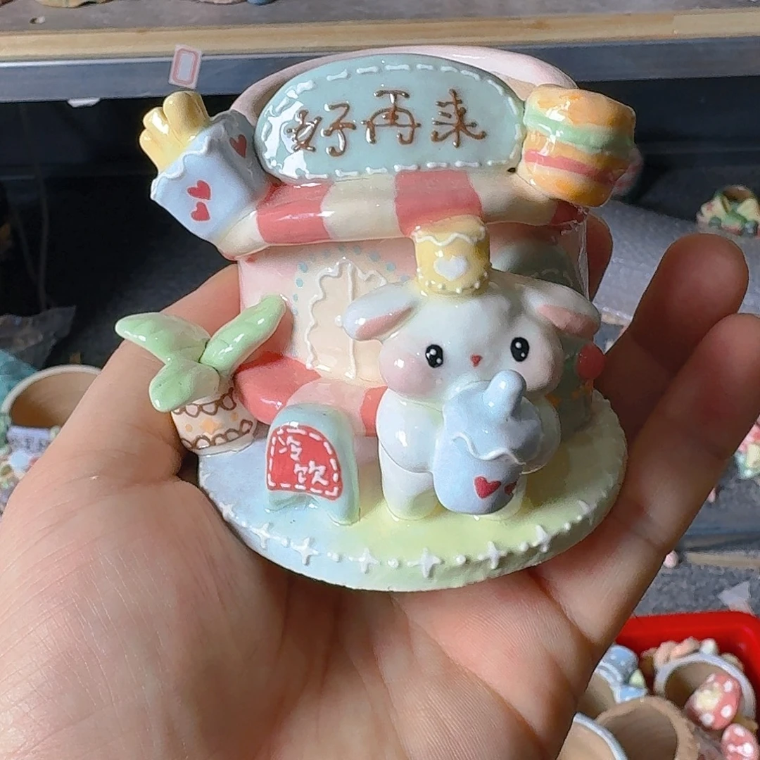 老梧家的手工陶瓷多肉花盆