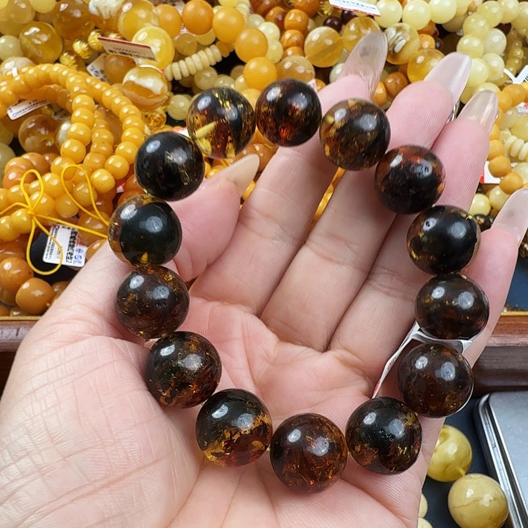 琥珀未镶嵌珠宝奇石