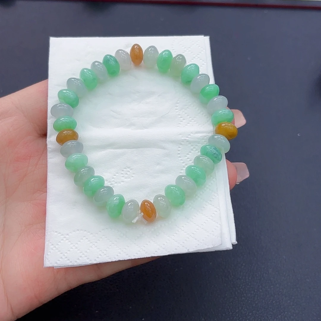 翡翠手串未镶嵌手串