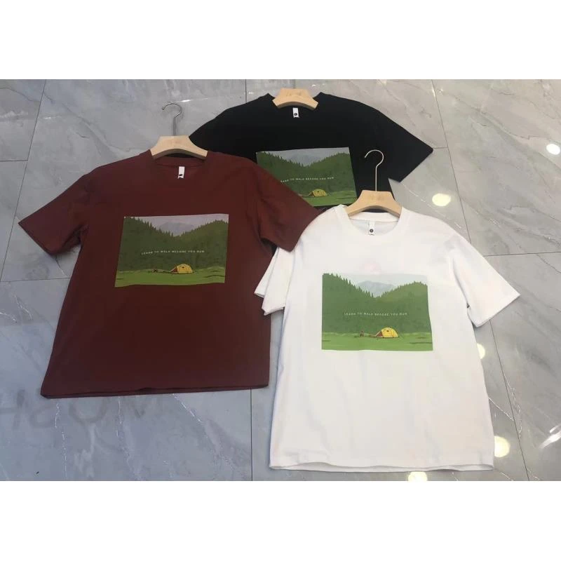 -8937-春夏2024新款圆领短袖男女同款T恤