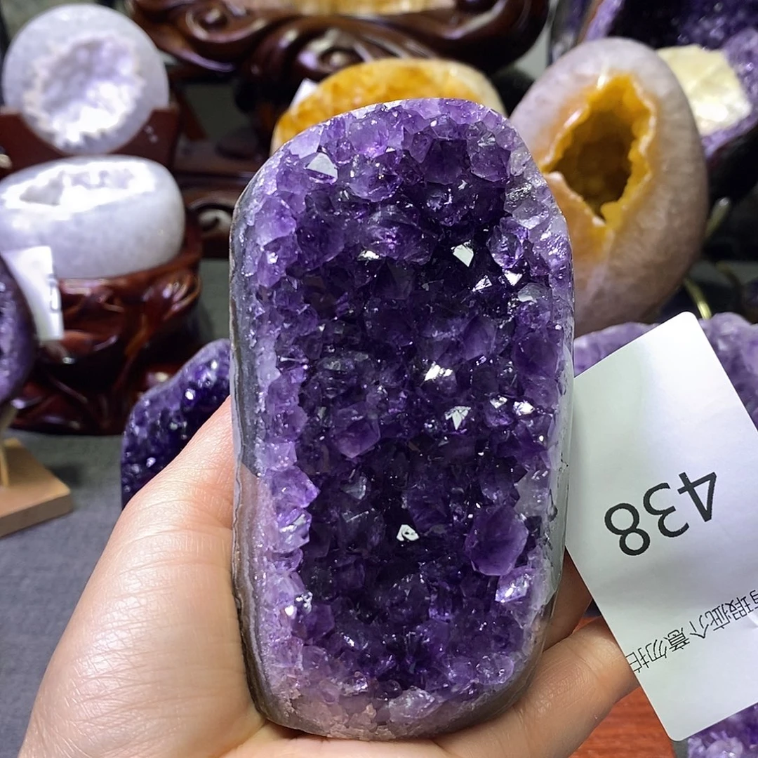 珠宝半成品未镶嵌紫晶