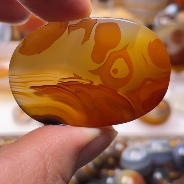 玛瑙/玉髓未镶嵌吊坠(不含链)