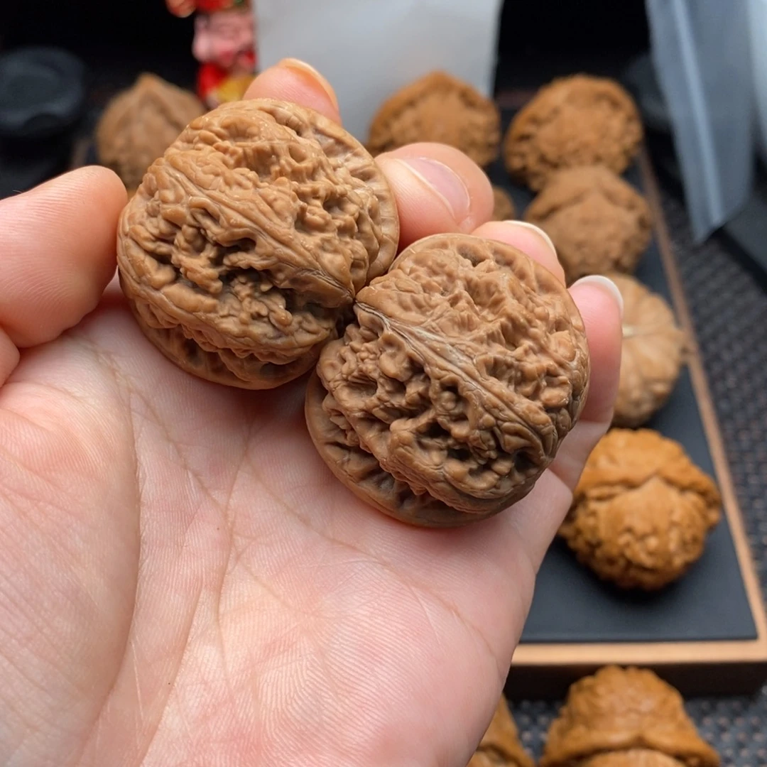 把件文玩核桃全品肉球粗筋40尺