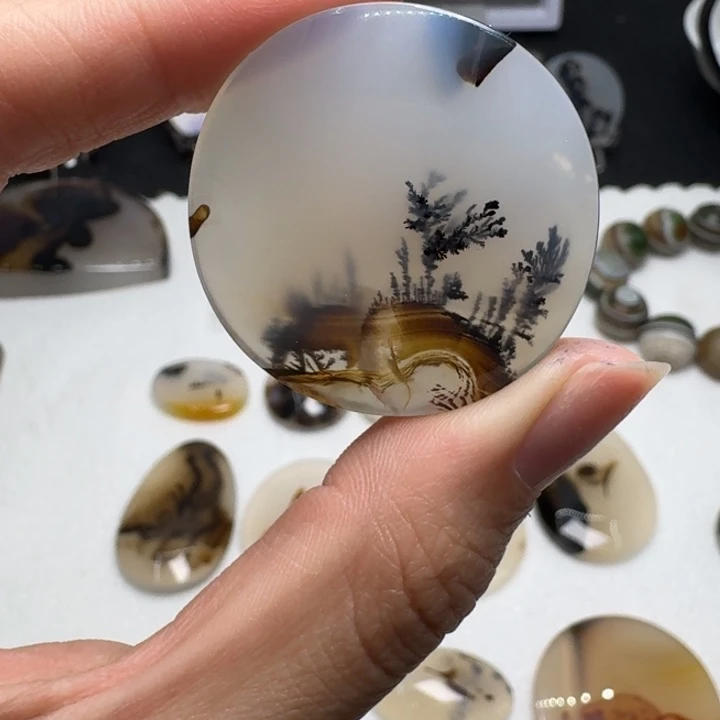 玛瑙/玉髓未镶嵌摆件