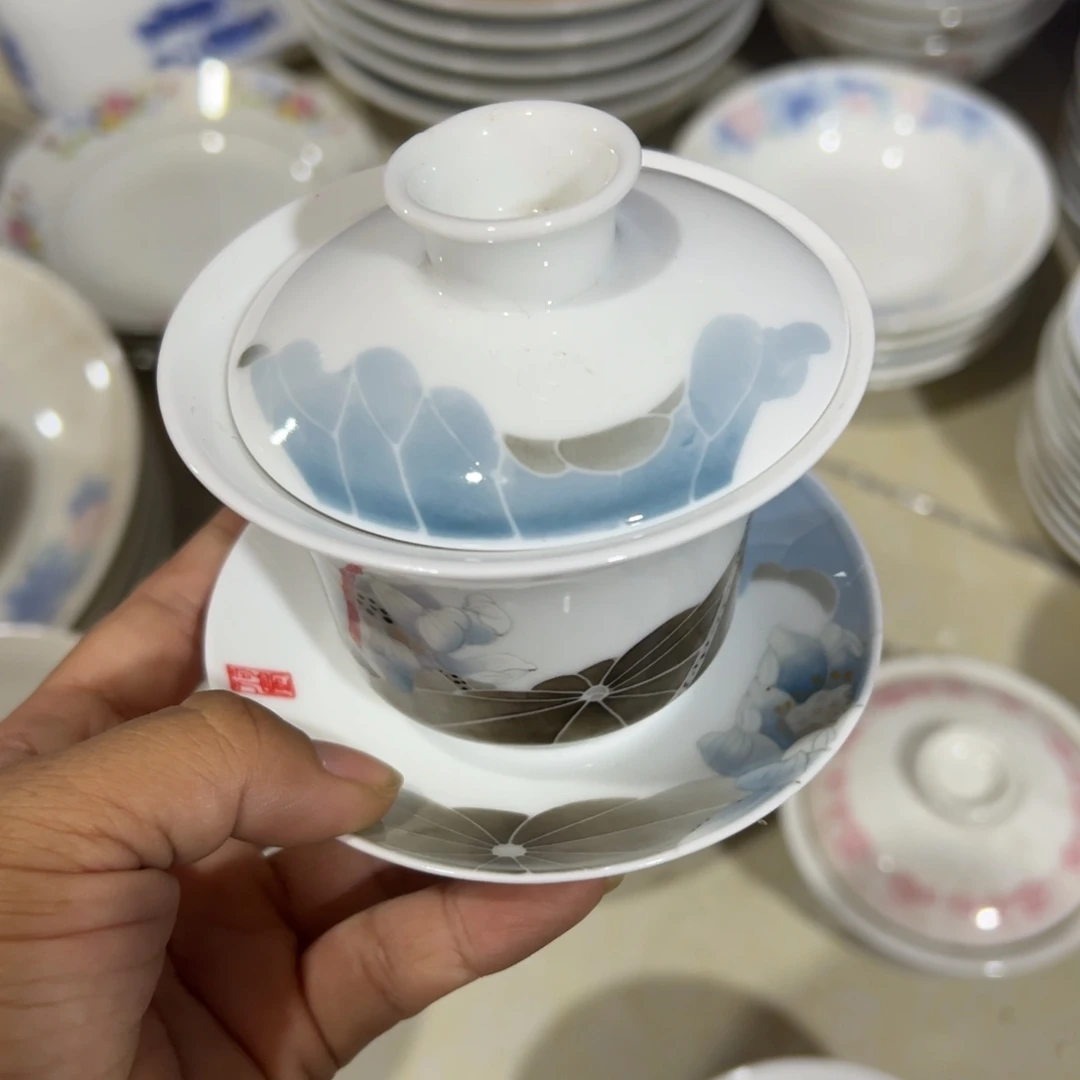 ꧁***꧂醴陵高温瓷手绘150毫升