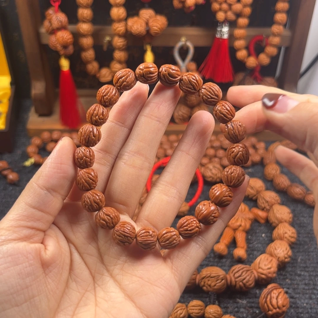 $***桃核吊坠桃枭手串L5