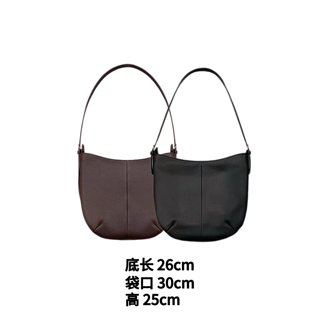 072 & RICE【外套伴侣】简约时尚头层牛皮斜跨包 LDA96151