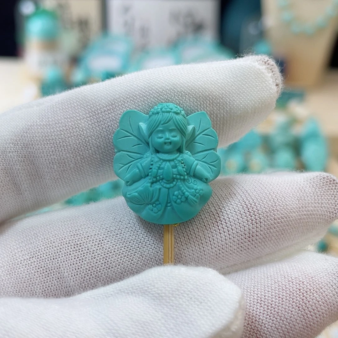 绿松石珠宝奇石未镶嵌