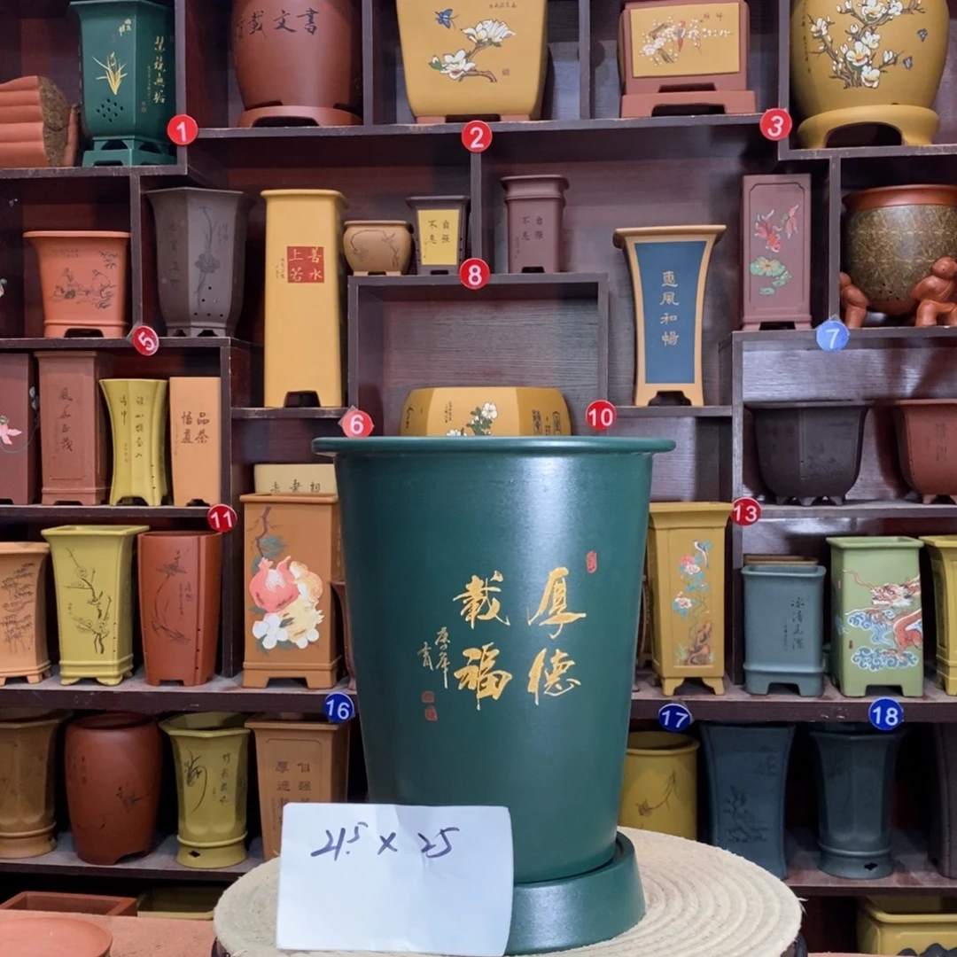 紫砂花盆紫砂艺术