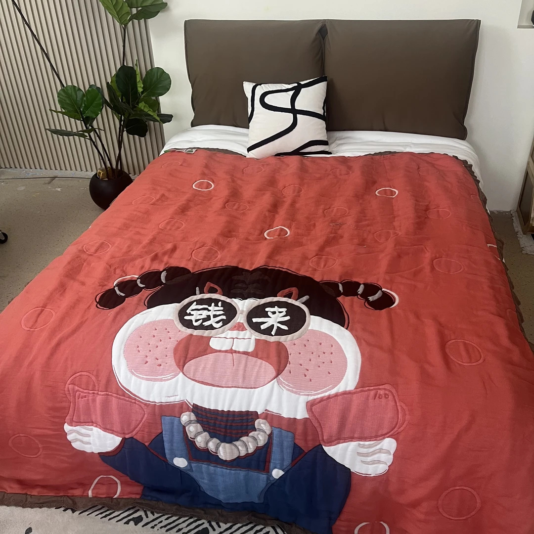 小富婆 150*200高定款全棉泡芙被加厚超柔软亲肤