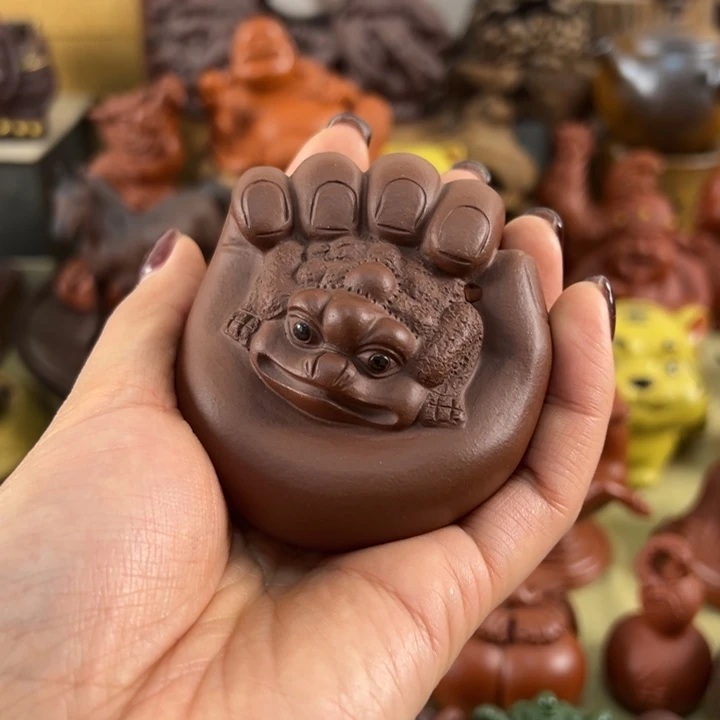 紫砂茶宠紫砂金蟾