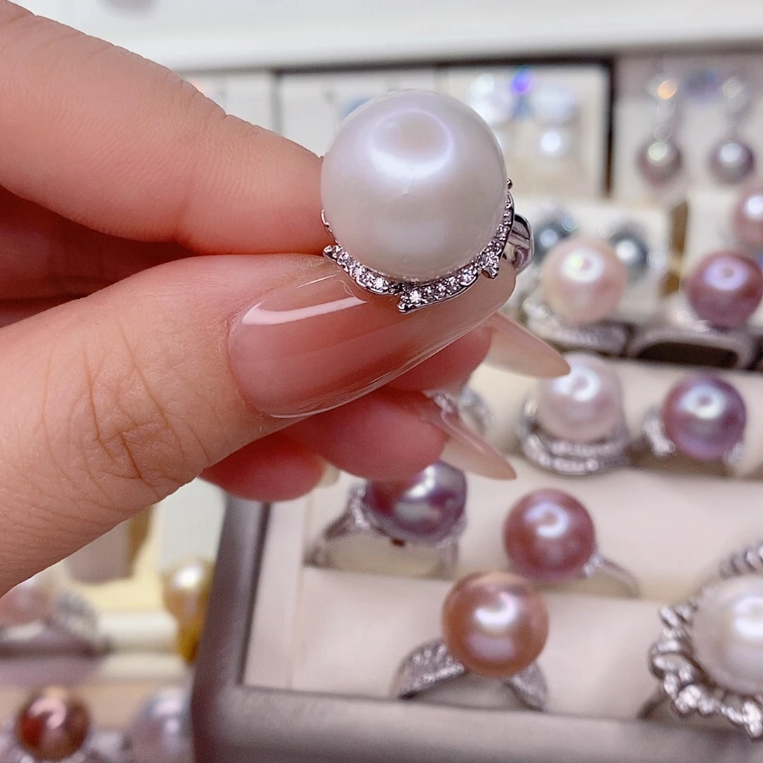 戒指淡水珍珠未镶嵌14➕