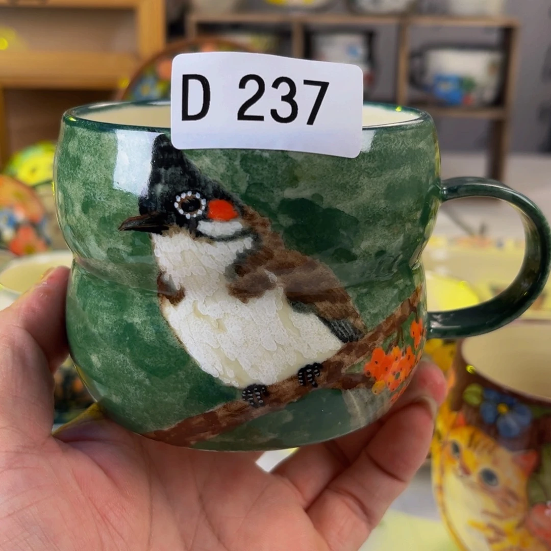 【闪购商品】摆件桃园山房釉下五彩